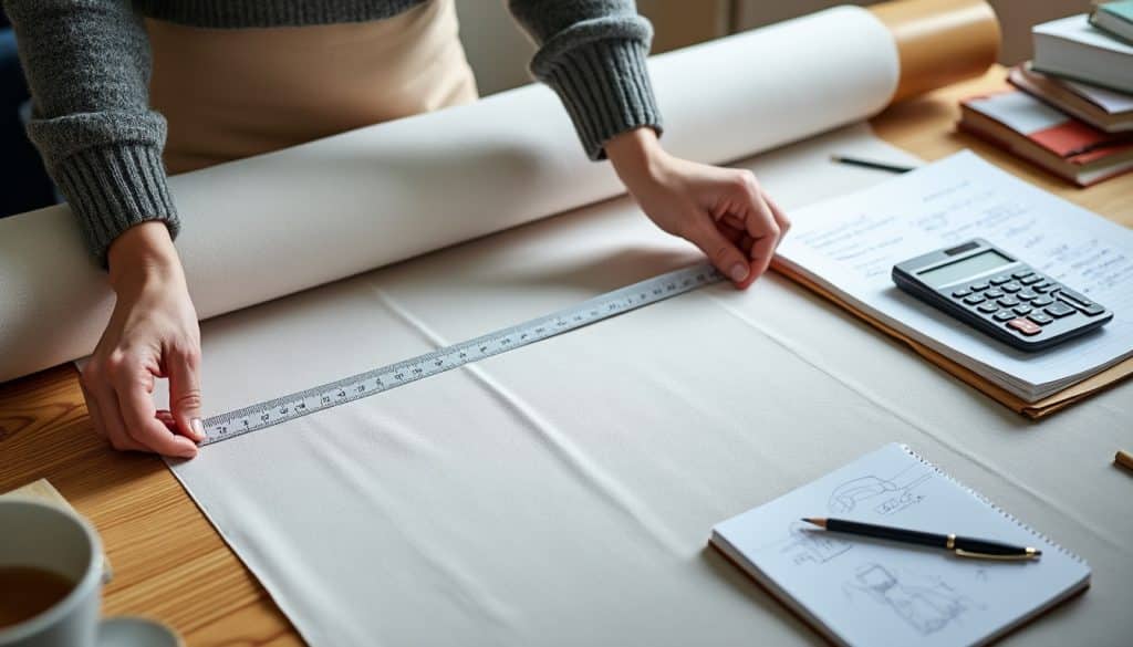 Calculer son métrage selon la laize : la méthode