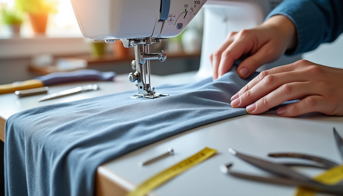 Coudre du jersey avec un patron simple : les réglages