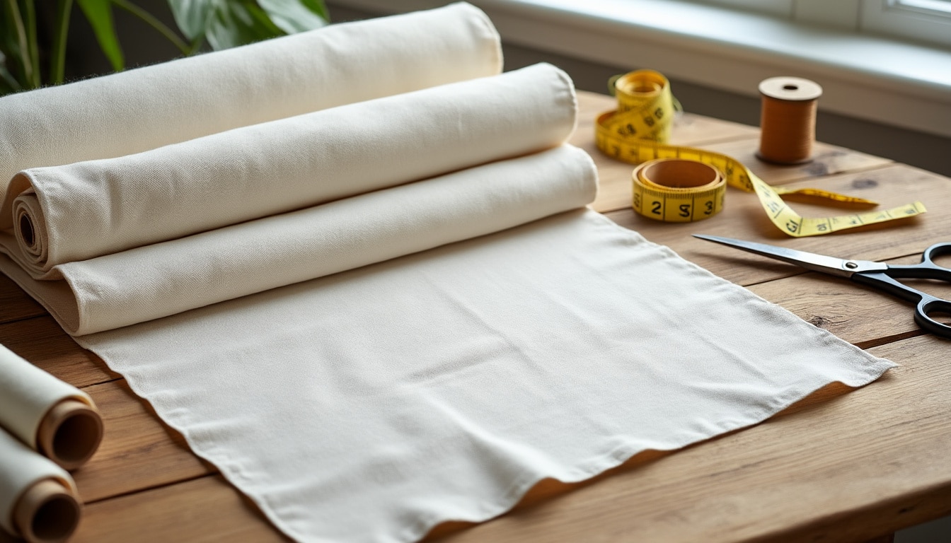 Tissu de toile : ce qu&rsquo;on utilise sans se ruiner