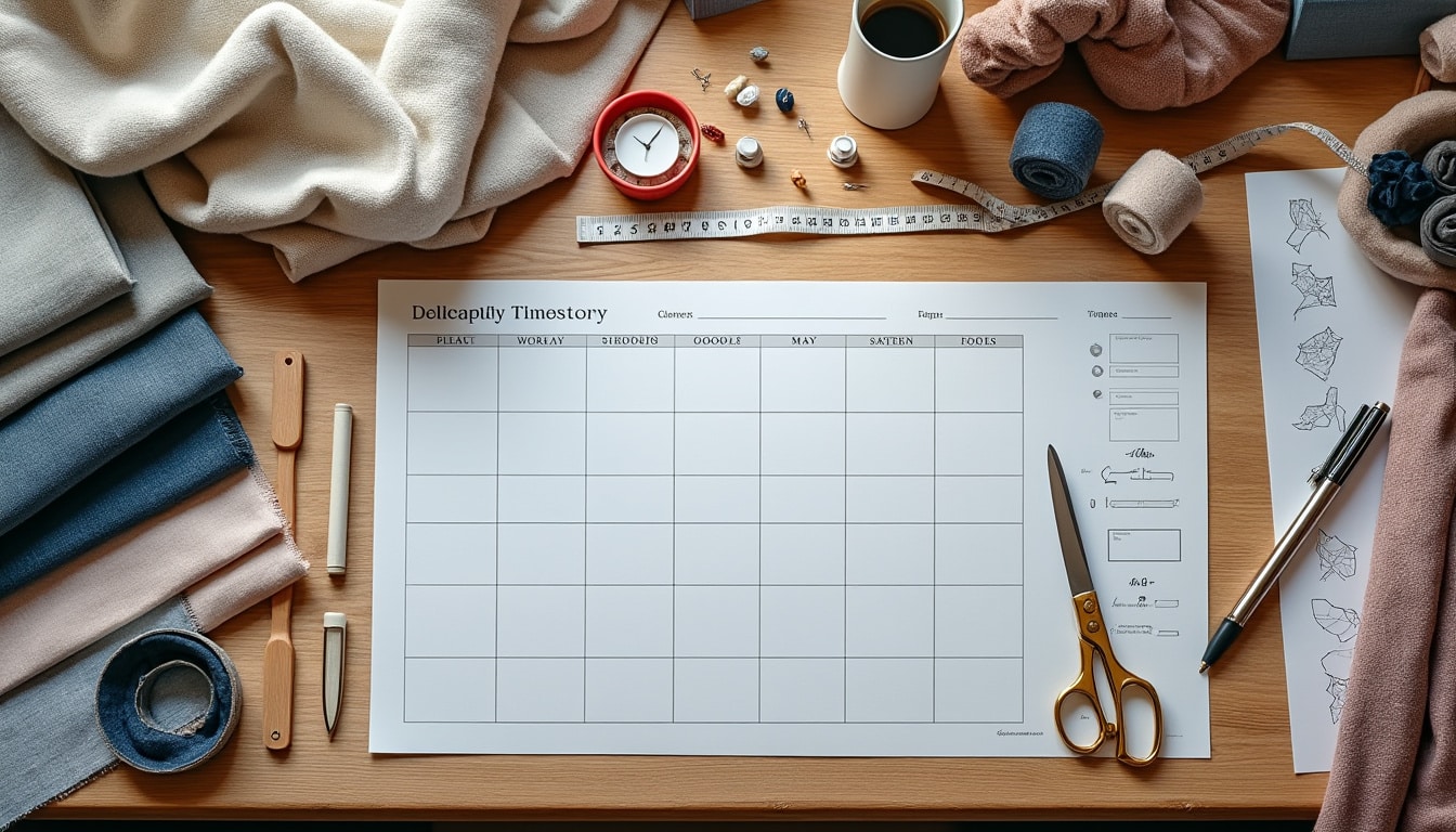 Lancer une collection de patrons : le rétroplanning